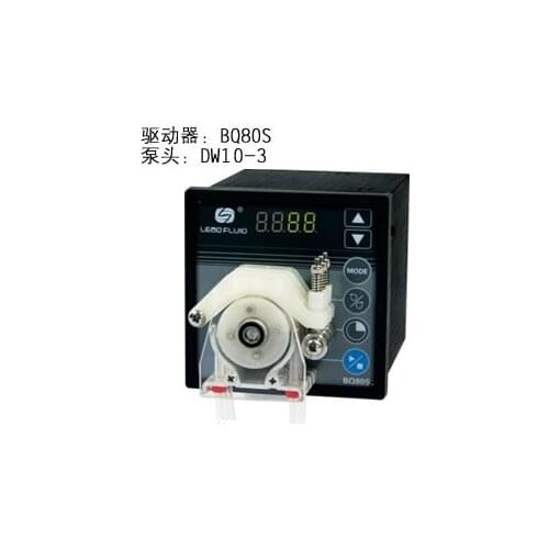 Mini BQ80S/BQ50S DW10-3 Lab Mini Micro Low Flow Variable Peristaltic Pump Liquid Dosing Pumps 0.005-32ml/min