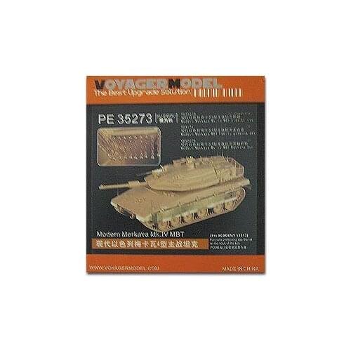 KNL HOBBY Voyager Model PE35273 Mecca 4 main battle tank upgrade with metal etching pieces (love)