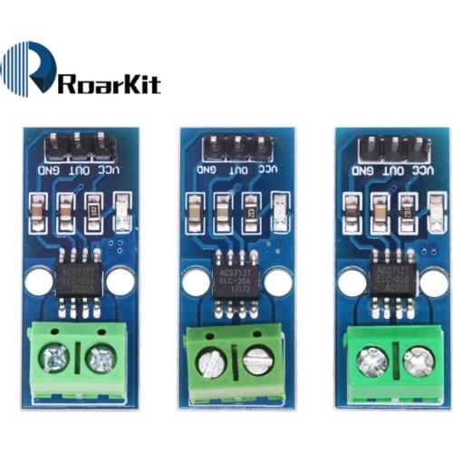10Pcs/lot Hot Sale ACS712 5A 20A 30A Range Hall Current Sensor Module ACS712 Module For Arduino