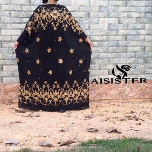 Muslim Kaftan Abaya Dubai Africa Women Dress Black Robe longue Islam Clothing Fashion Diamond Bat Sleeve Prayer In Ramadan Boubo