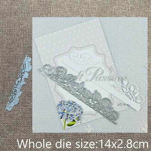 New Design Craft Metal stencil mold Cutting Dies leaves strip decoration scrapbook die cuts Album Paper Card Craft Embossing