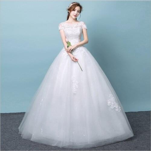 Dresses For Women 2021 Version Of The Shoulders Bride Married Princess Simple Dress For Pregnant Plus Size Wedding Dress 3XL