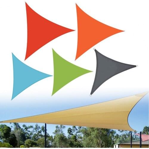 Thicker Triangular Sun Shade Waterproof Wear Resistant Sun Shade Sail Canopy Dust-proof Garden Patio Pool Sun Shade for Outdoor