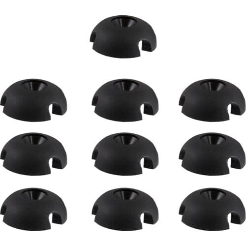 Prettyia 10x Slotted Round Outfitting Deck Line Guide Canoe Kayak Accessory