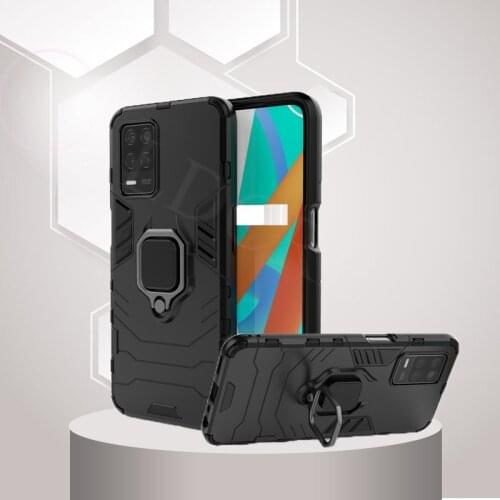 For Realme Narzo 30 5G Case Armor Finger Ring Bumper Shockproof Hard Case For Realme Narzo 30 5G Cover For Realme Narzo 30 5G