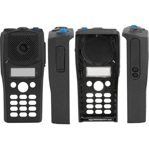 VBLL Full-keypad Black Repair Replacement Front Housing Case Cover For Motorola 2 Way Radio PR400 Walkie Talkie Portable