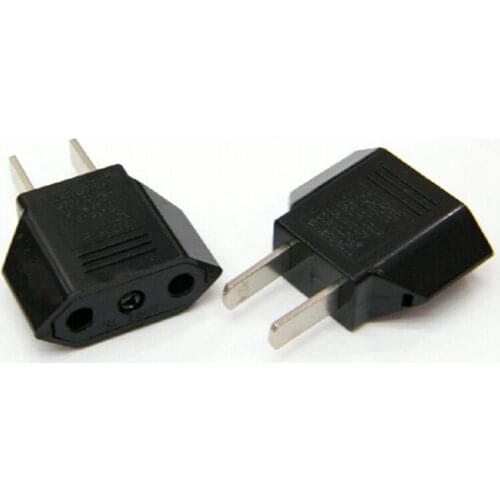 2 Pcs US Japan China Travel Plug Adapter European EU To US JP Power Adapter Electrical Plug Converter Sockets AC Charger Outlet