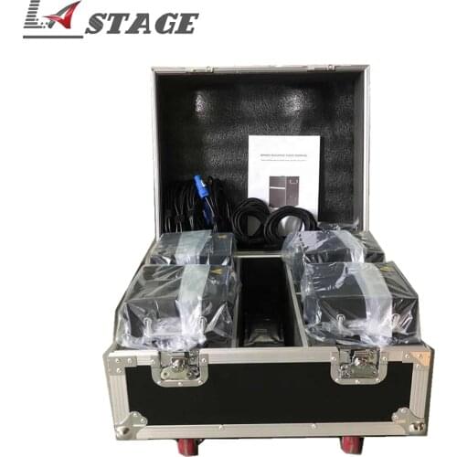 4pcs/lot Flight Case Cold Spark Machine With Road Case For Stage Flame Effect Spark Fountain 1-5m