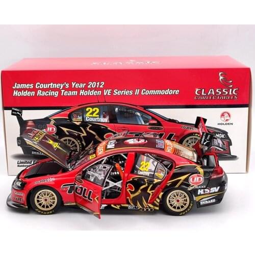 1:18 Classic For James Courtneys 2012 Holden Racing Team Holden VE Series II Commodore #22 18501 Diecast Models Auto Collection