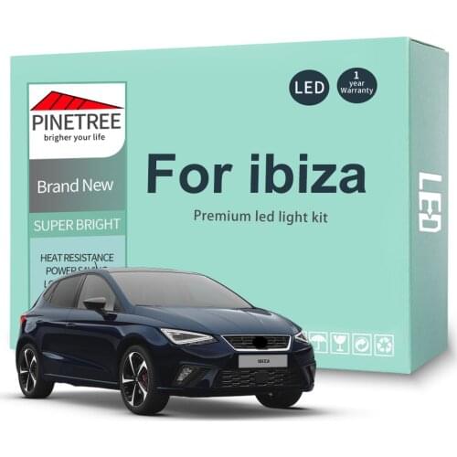 Led Interior Light Kit For Seat Ibiza 6L 6L1 6J 6P 6J5 6P1 6J1 6P5 6J8 6P8 2002-2016 LED Bulbs Reading Canbus