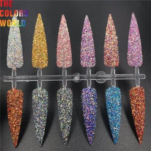 TCT-589 Colorful Chunky Nail Glitter блестки для лица ネイルグリッター uñas Tumbler Glitter Mix Crafts DIY Manicure Festival Accessories