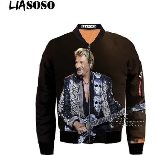 LIASOSO Men's Bomber Hoodies