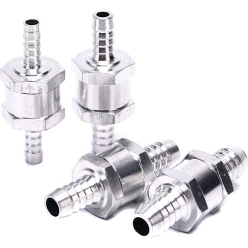 Hot 6/8/10/12mm One Way Valves Aluminium Alloy Fuel Non Return Check Valve One Way Fit Carburettor