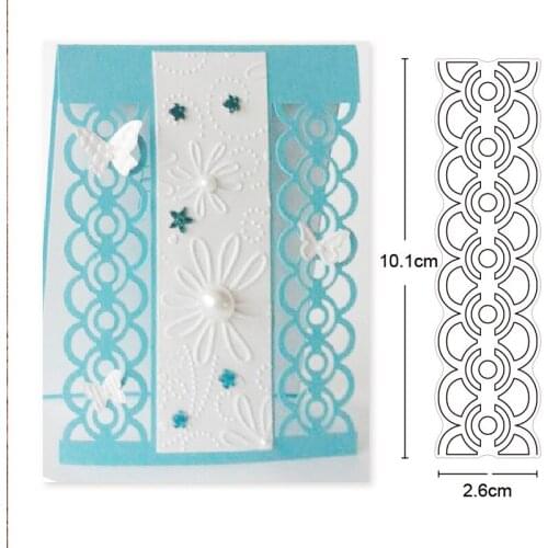 Metal cutting dies hollow lace strip border dies Scrapbooking dies paper card making craft knife mould blade punch stencils dies