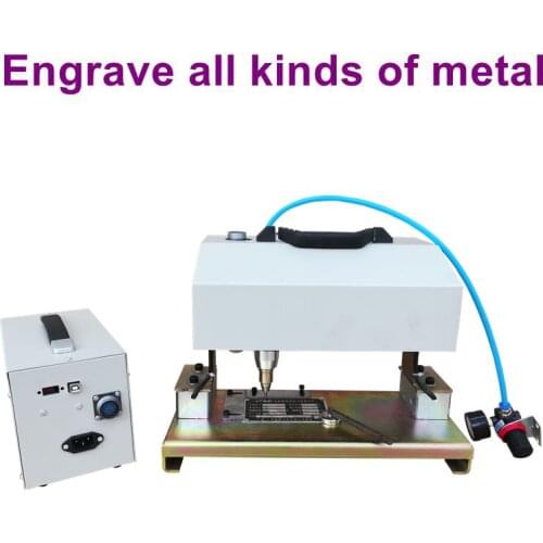 Cheap Car vin code number dot pin marking machine Pneumatic Metal Dot Peen Marking Machine 180*90mm