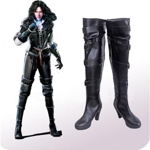 Game Wizard Cosplay Shoes Boots Halloween Party Cosplay Costumes Daily Leisure Shoes