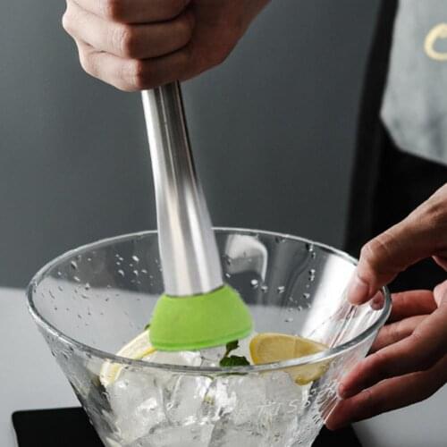 Mash Rod Food Grade Corrosion Resistant Stainless Steel Manual Crushed Ice Rod Tools for Kitchen