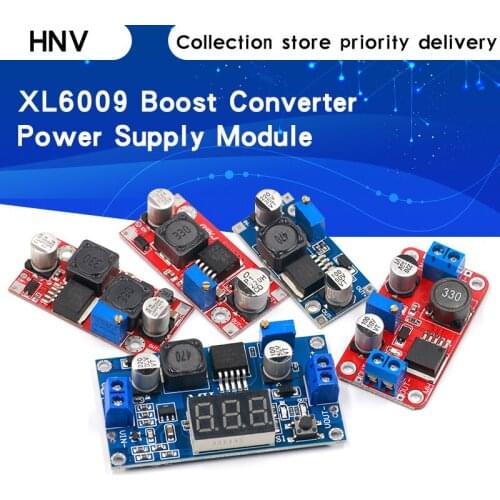 XL6009 4A Boost Converter Step Up Adjustable 15W 5-32V to 5-50V DC-DC Power Supply Module High Performance Low Ripple