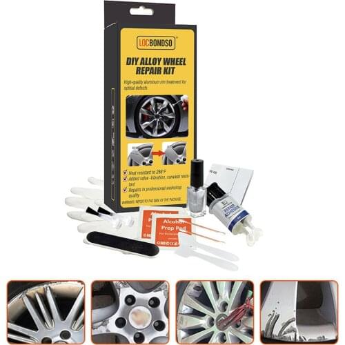 DIY Alloy Wheel Repair Adhesive General Silver Car Auto Rim Dent Scratch Surface Damages Scratch Remover Care Repair Hand Tool
