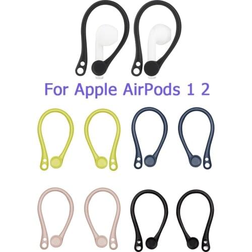 Silicone Sports Anti-lost Ear Hook Protective Earhooks Holder Secure Wireless Bluetooth Earphone Accessories For Apple AirPods 2