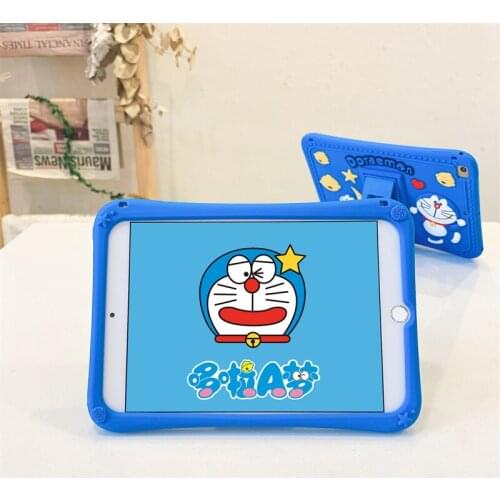 Cute Cartoon Doraemon Tablet Case for Apple Ipad 10.2 9.7 Inch Air 3 Pro 11 2020 Kids Stand Back Cover for Ipad 6 Mini 5/4/3/2
