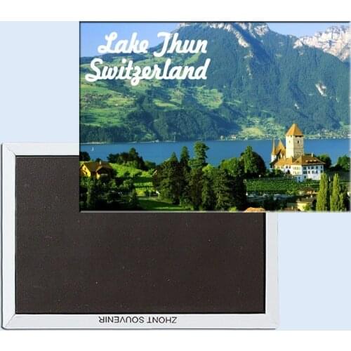 Spiez Castle, Lake Thun, Switzerland 24463 Fridge Magnet