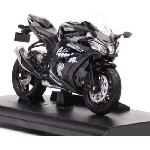 1:18 scale Welly mini Kawasaki 2017 NINJA ZX10-RR racing motorcycle Diecasts & Toy Vehicles model sports bike for kids boy gifts
