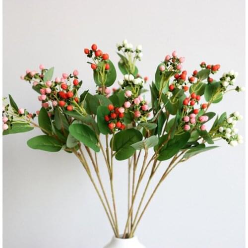 1 Pc No Withering Simulation Flower Easy to Maintain Plastic Floral Arrangement Artificial Plant Wedding Decor Fake Flowers