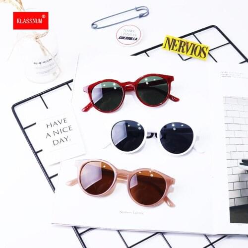 1PCs Retro Round Kids Sunglasses Boys Girls UV400 Child Sun Glasses Vintage Simple Children Shades Goggles Vintage Eyewear New