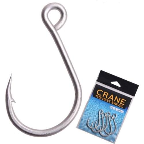 5 Pcs Liansen new products 9018 Dumb Tin Hook big eye hook Fish Hook iron plate hook
