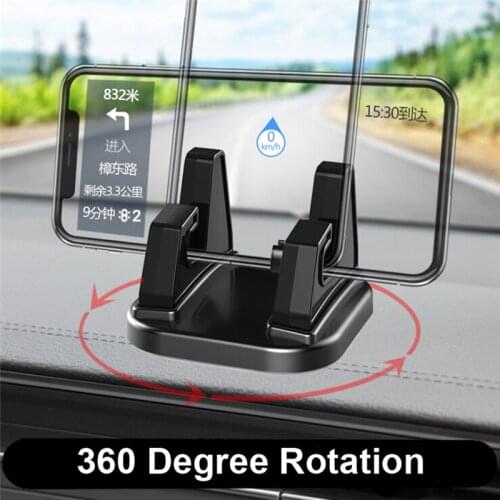 Car Phone Bracket 360 Degree Rotation Dashboard Sticking Universal Stand Mount Bracket For Mobile Phone Bracket Holder for Car