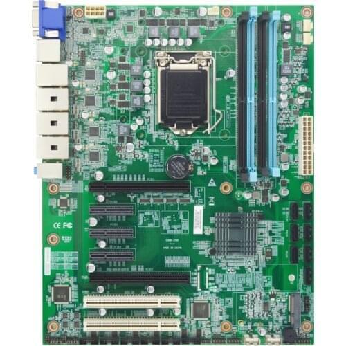 EAMB-1590-02 C246 chipset industrial motherboard 4PCIe M.2 support Intel Xeon E2100 and 8/9th Gen LGA 1151 i3 i5 i7 processor