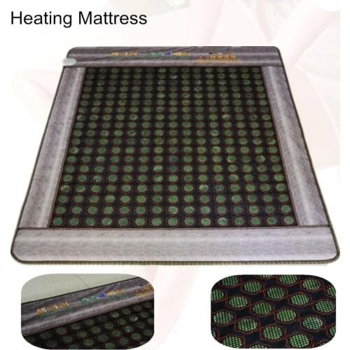 Best Selling Blood Circulation Far Infrared Jade Health heating Cushion Sofa Jade Heated Mattress Free Gift eye cover