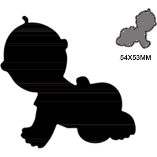Cute Baby Metal Cutting Dies Stencils For DIY Scrapbooking Decorative Embossing Handcraft Die Cutting Template 2021