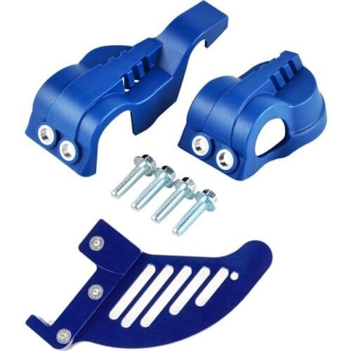 Front Fork Leg Shoes Cover Rear Brake Disc Guard Protector For Husqvarna 125 150 250 300 350 450 500 501 TC TE FE TE 2016-2017