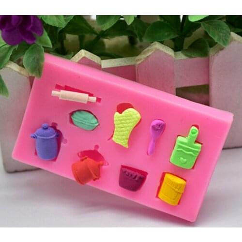Cake Mould A Variety Of Kitchen Utensils Shape Of The Cake Silicone Mold Christmas Birthday Wedding Cake Mold