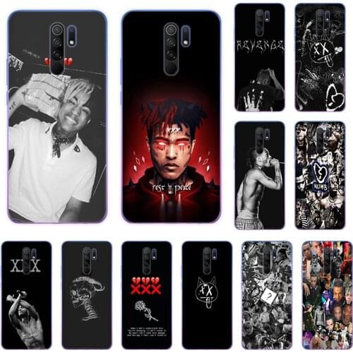 XXXTENTACION Transparent Silicone Soft TPU Phone Case For Xiaomi Redmi Note 9 10 8 Pro Max 9T 9s 8a 7 9A 9C 8T 7a 6 S2 K20 Cover