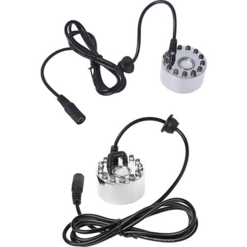 Alloy Ultrasonic Air Humidifier Atomizer Accessories Atomizing Head 16mm 12LED