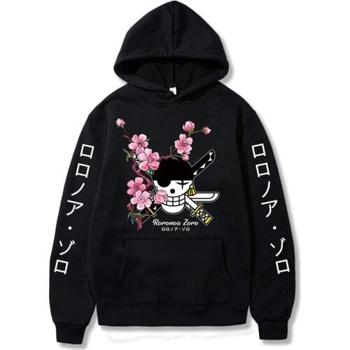 Hot Anime One Piece Hoodies Men Women Funny Sweatshirt Roronoa Zoro Hoodie Harajuku Sudadera