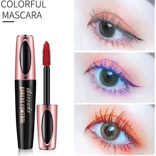 4D Color Mascara Waterproof Not Smudge Densely Curl Long Volume Mascara Ibcccndc Makeup Goods Cosmetic Gift for Women Hot Sale