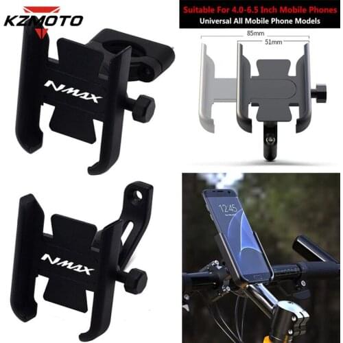 Universal For Yamaha NMAX 125 150 155 Nmax 125 150 155 LOGO GPS Motorcycle Handlebar Mobile Phone Stand Bracket High Quality