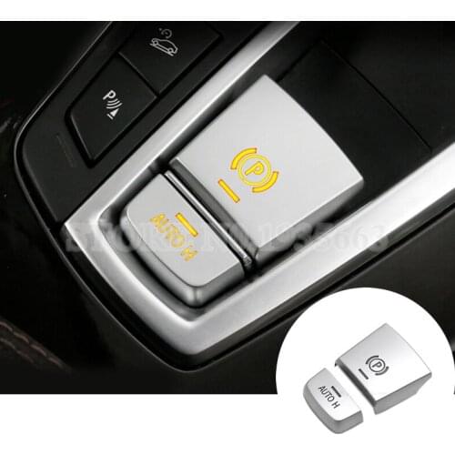 Inner Console Electronic Handbrake AUTO H Button Cover For BMW X3 F25 2011-2017 X4 F26 2014-2017 2pcs Car Accessories Interior