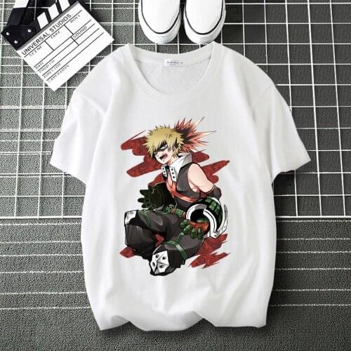My Hero Academia Tokoyami Fumikage Graphics Printed High flexibility T-Shirt O-Neck Short Sleeve Modal Shirt Shirts