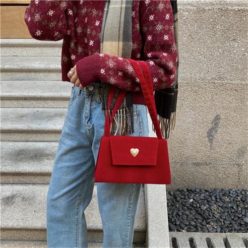 Faux Pearl Chain Women Small Handbags Elegant Velour Ladies Shoulder Bags Vintage Design Female Casual Mini Tote Underarm Bag