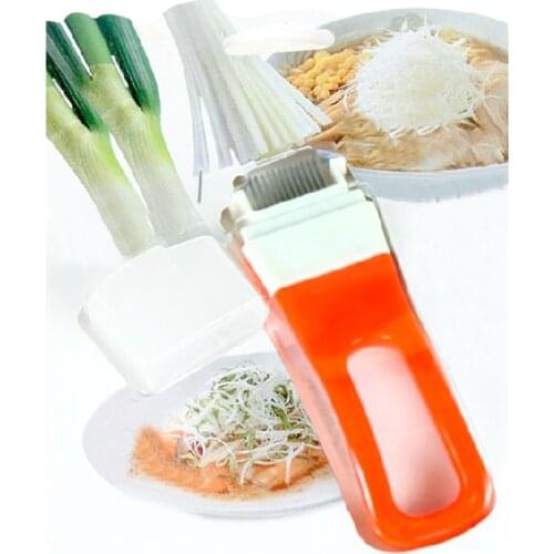 1PCS Stainless Onion Cutter Multifunctional Vegetable Slicer Kitchen Scallion Cutter Chopper Sharp Vegetable Shredders Slicer