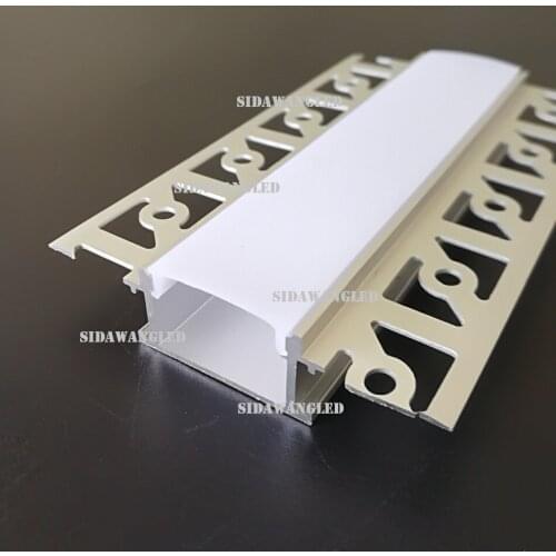 10Packs x 2m/pc Led aluminum channel , Aluminium Profile led for Architectural Gypsum Plaster Led strip SDW6114B