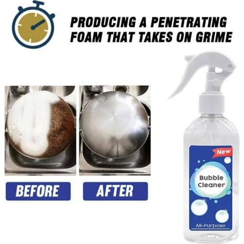 100ml Multi Functional Windshield Wiper Car Grease Bubble Cleaner Cleaner Kitchen Cleaner Chemicals Foam Cleaner D4A5