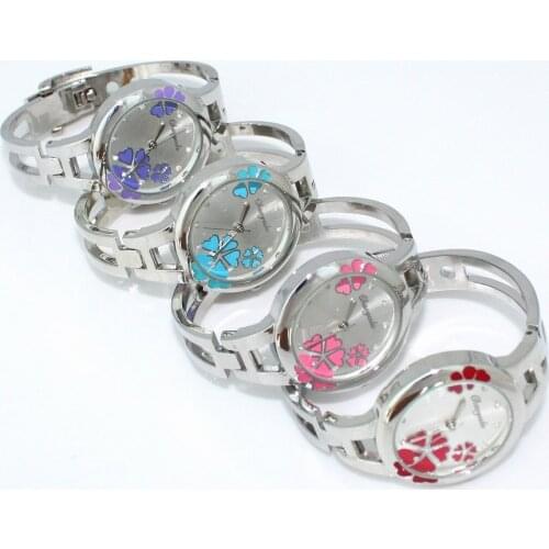 10pcs Womens Alloy Band Quartz Analog Round Bracelet Watch Gift Female Ladies Wrist Watches