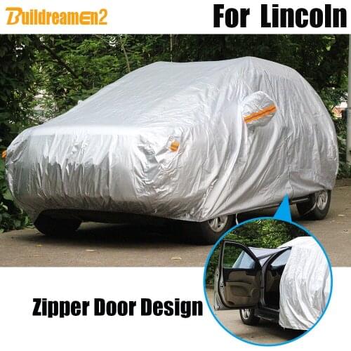Buildreamen2 Waterproof Car Cover Outdoor Auto Sun Rain Snow Dust Protection Cover For Lincoln LS MKZ Zephyr MKS MKX Aviator MKC