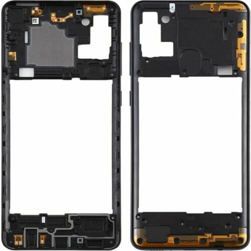 For Samsung Galaxy A21S SM-A217 White/Black/Blue/Red Color Rear Back Housing Frame Middle Plate Frame